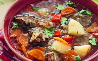 Рецепт вкусного супа с бараниной